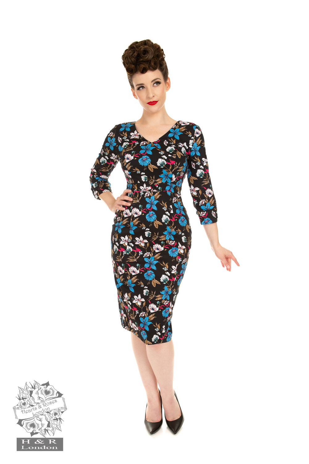 Stacy Floral Wiggle Dress